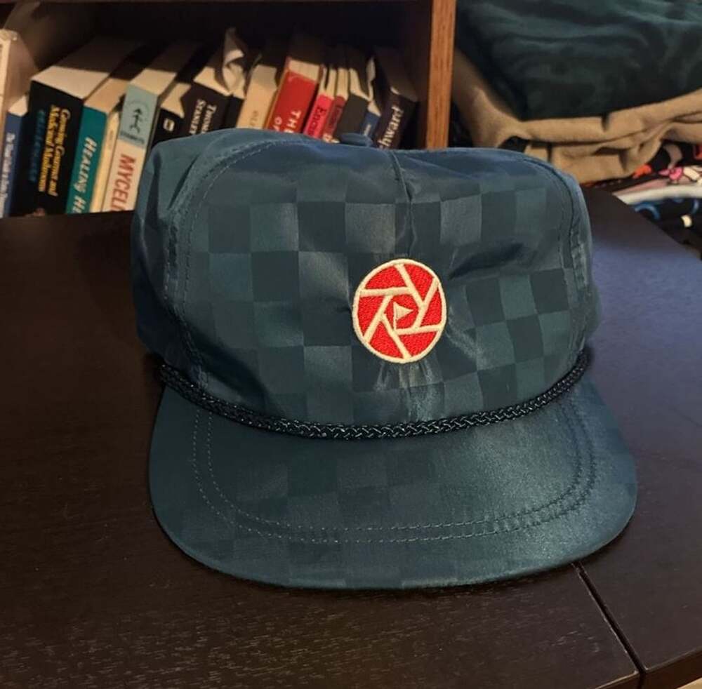 Imperial Hat One Size Fits All Blue Checkered Strapback Cap